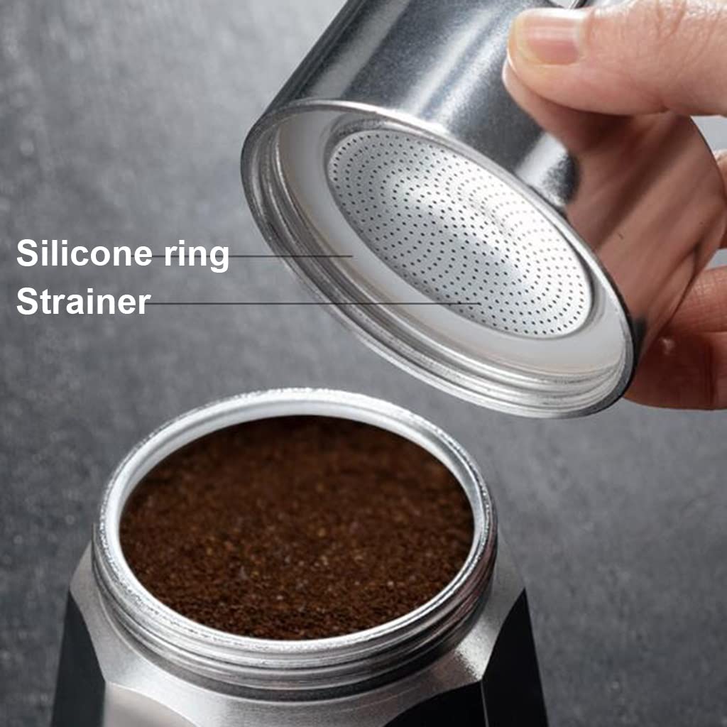 Cafeteiras Mocha Boiler Espresso Machine, Mocha Pot Vidro E Aço